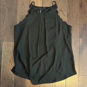 Chic Black Sleeveless Camisole Top